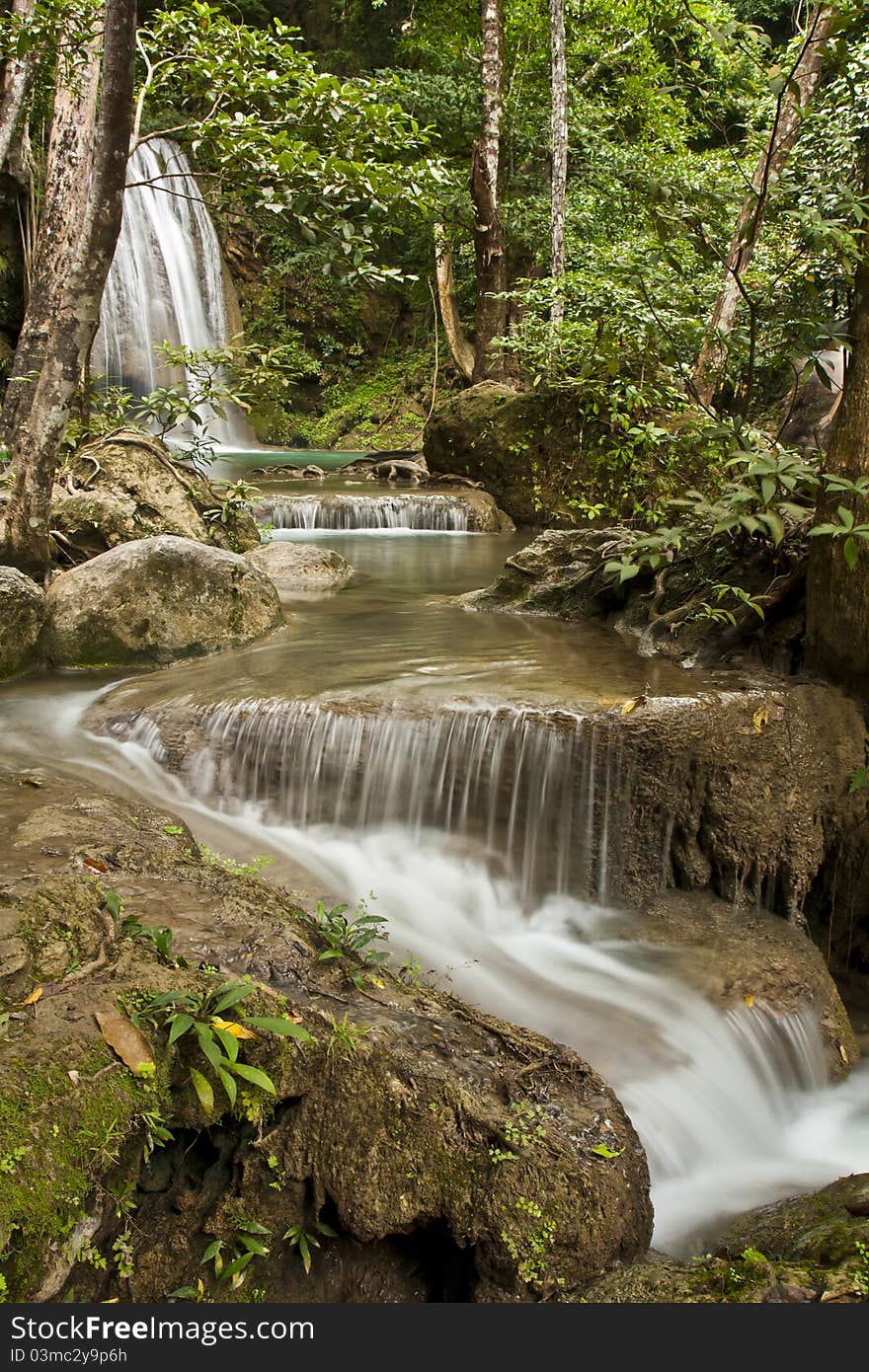 Erawan waterfall