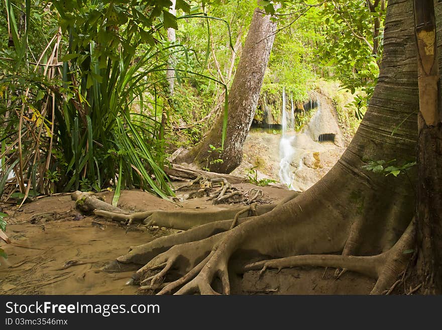 Erawan waterfall