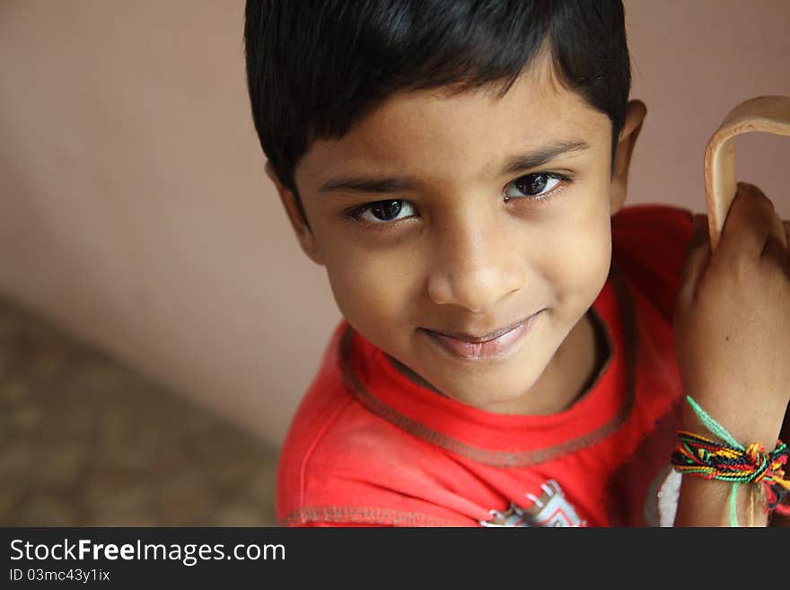 Smiling Indian Cute Little Boy. Smiling Indian Cute Little Boy