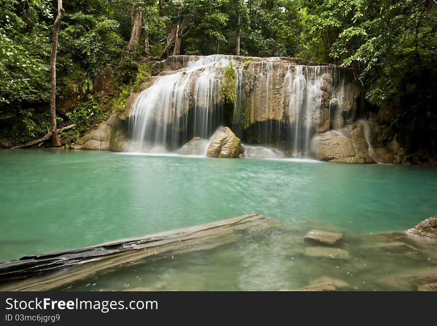 Erawan waterfall