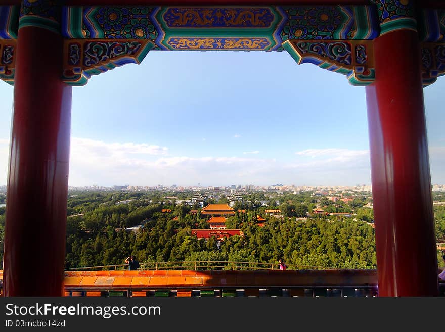 The Forbidden City in China,the Imperial Palace.