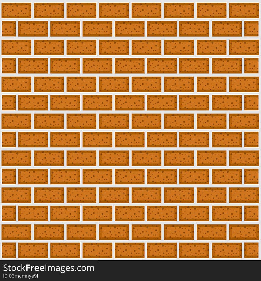 vector Brick wall illustration