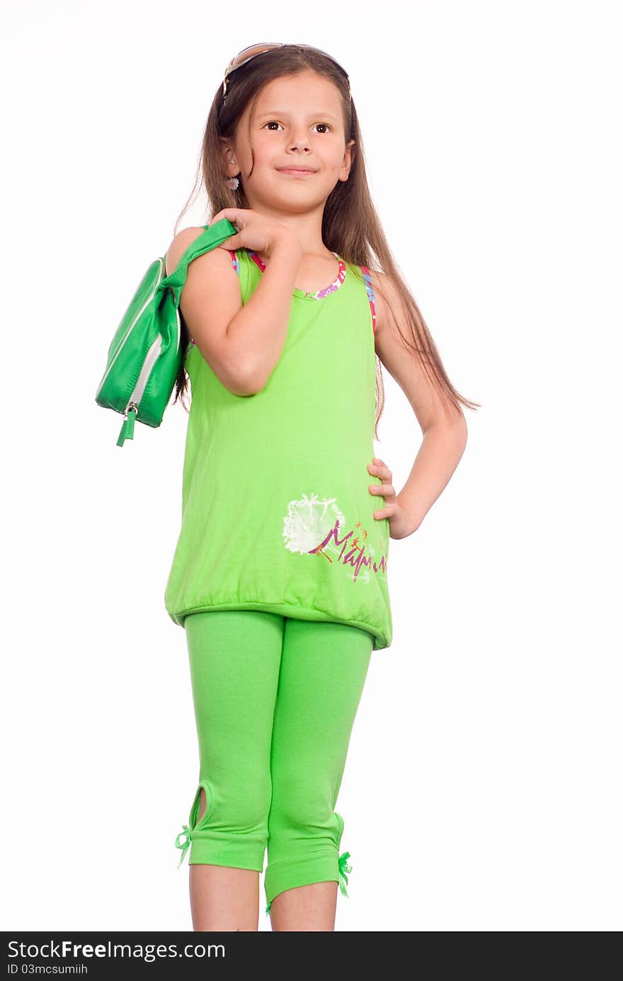 Little Girl In Green