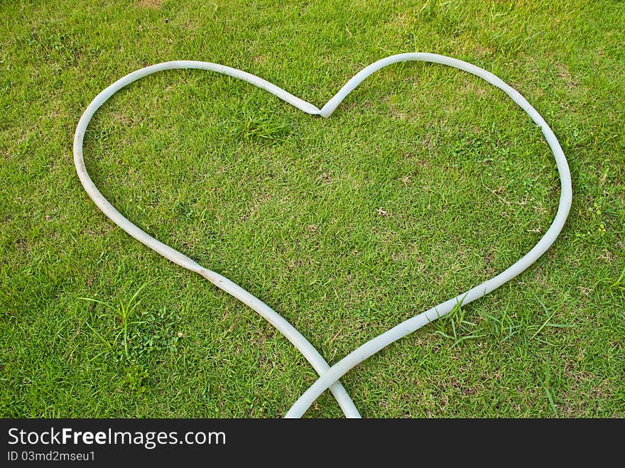 This image for love concept from grass and heart. This image for love concept from grass and heart.