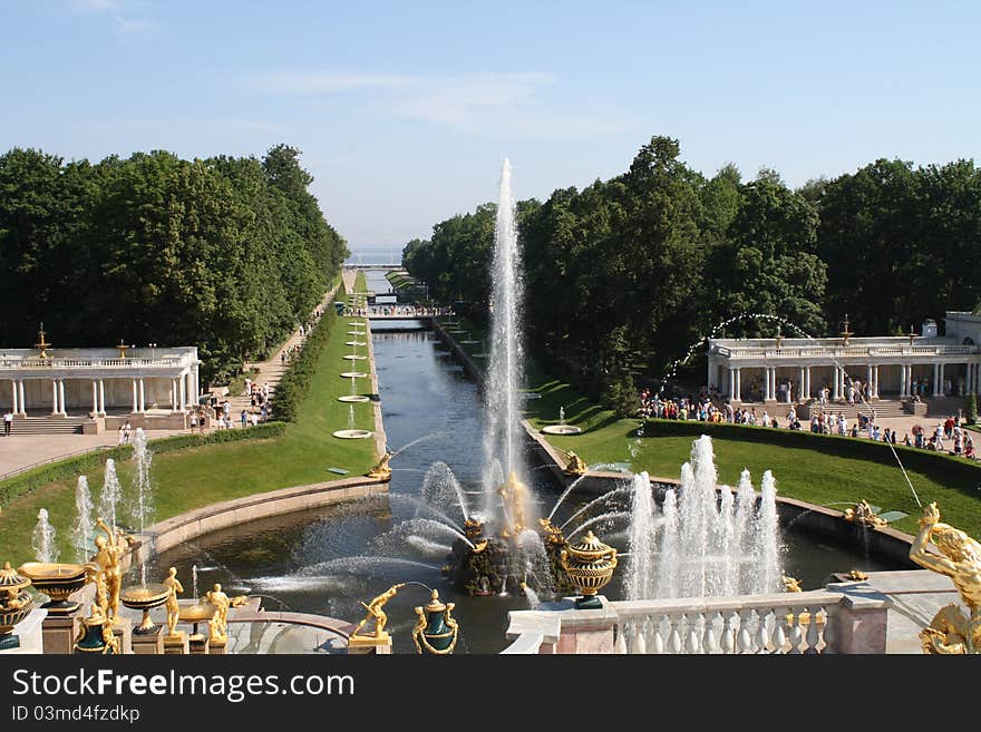 Fountains at Summer Palace