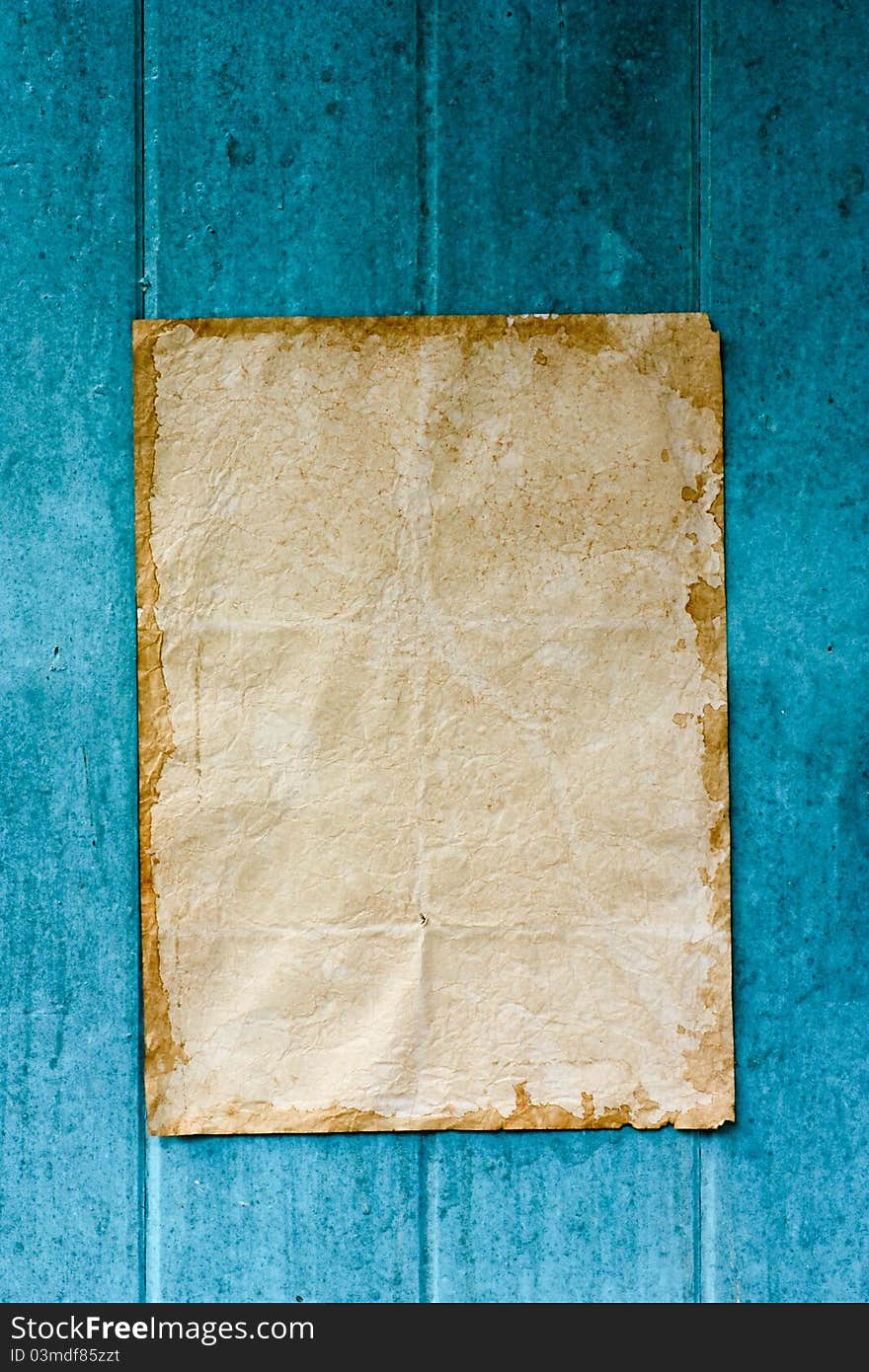 Classic crumpled vintage paper background