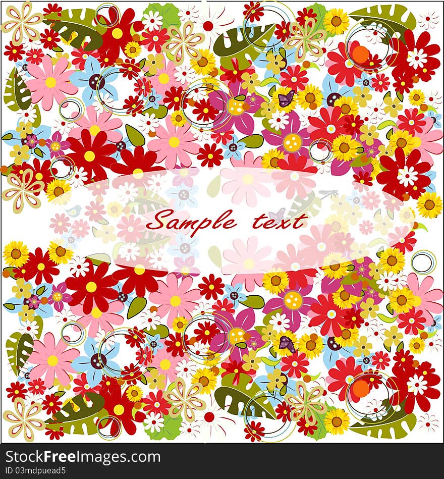 Summer Flower Background