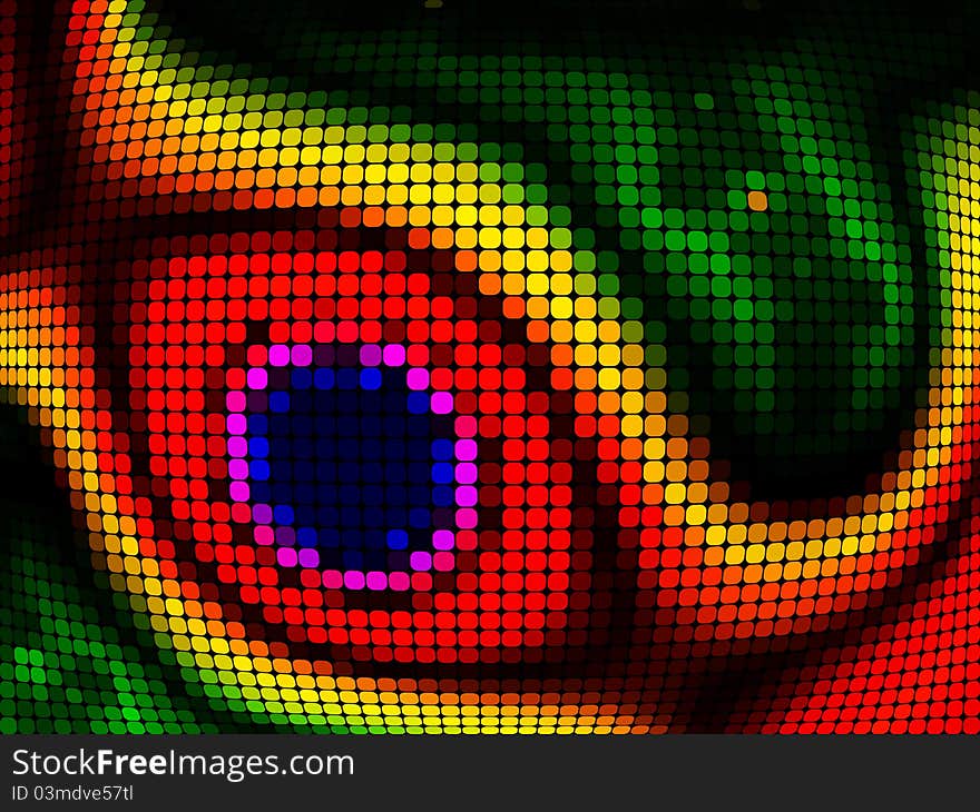 Colorful mosaic background