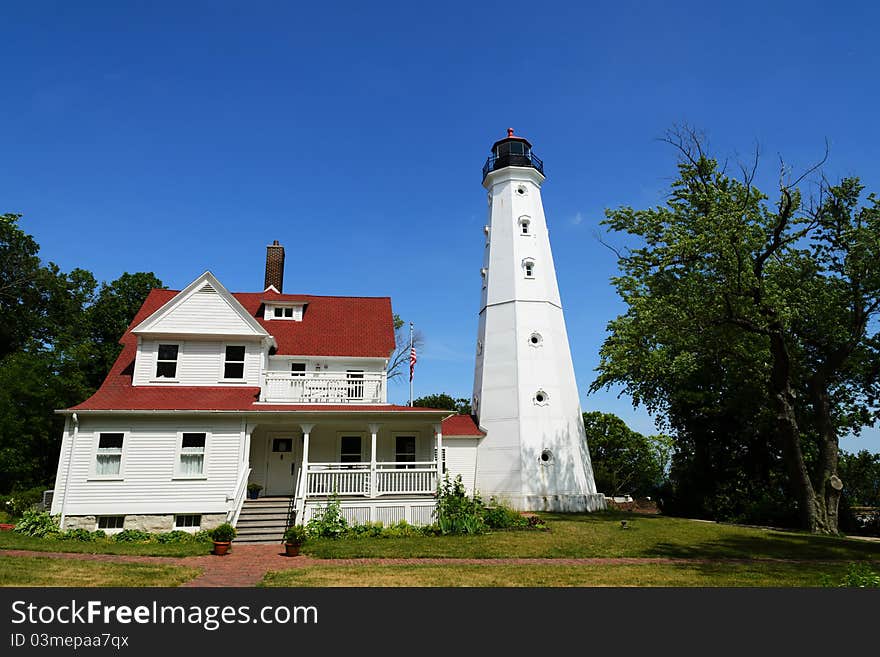 Lighthouse in Milwaukee, WI