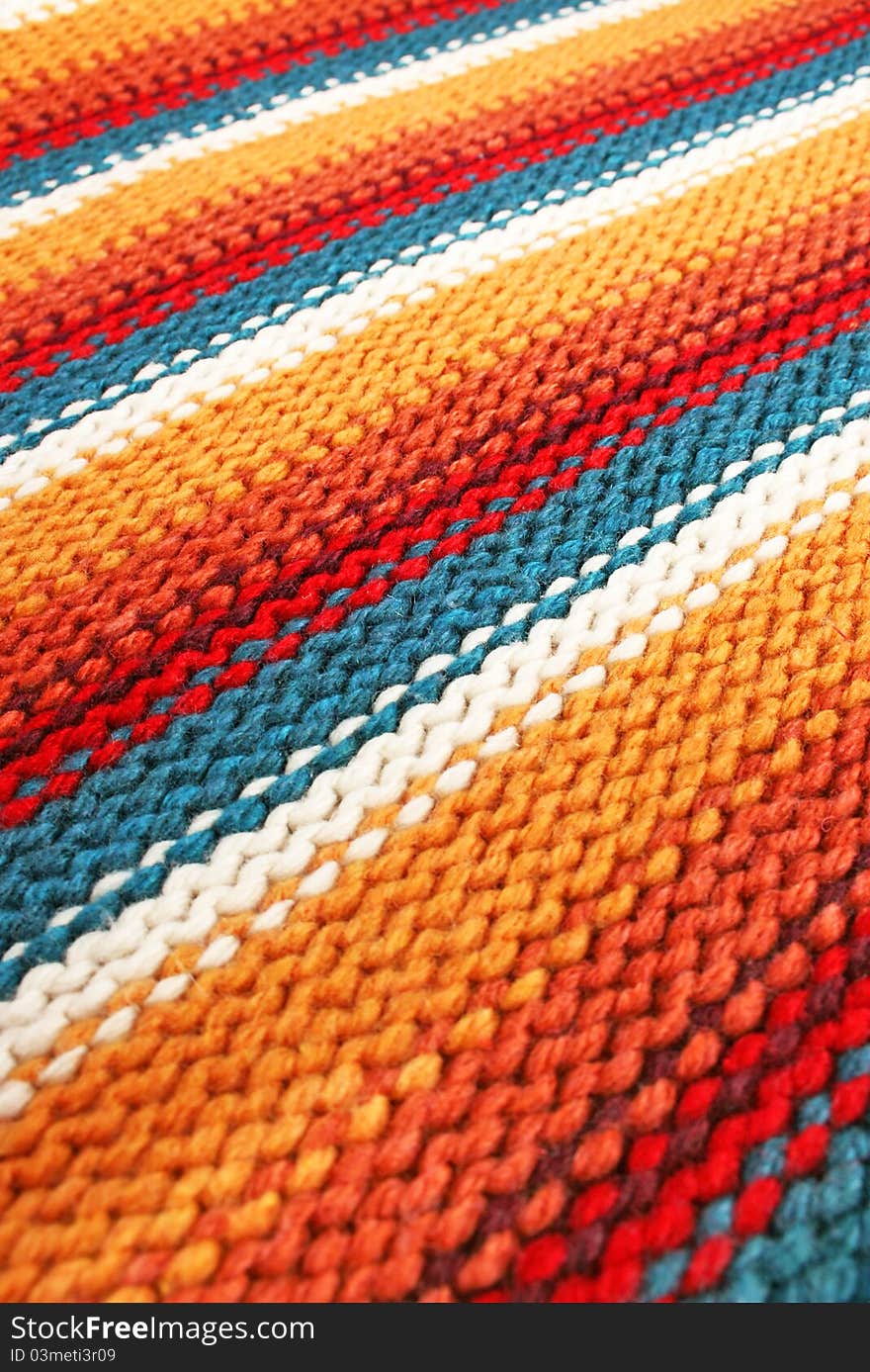 Colorful knitwear as a background.