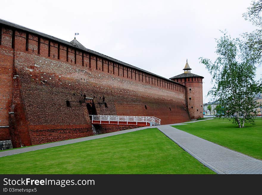 Walls Of The Ancient Kremlin