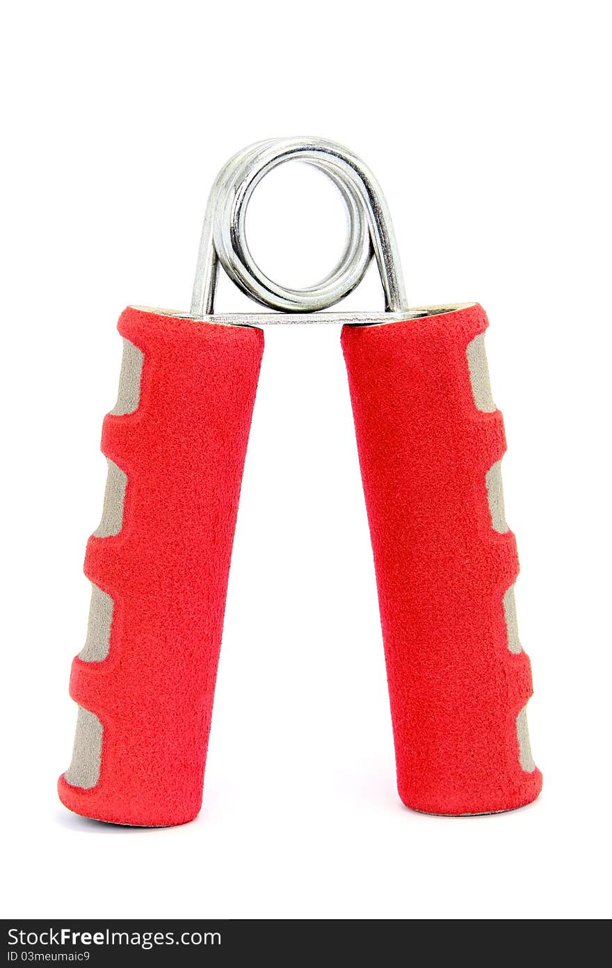 Red hand gripper