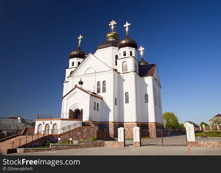 Orthodox spaso-Preobrazhenskiy church (1898, the city of Smorgon, Belarus). Orthodox spaso-Preobrazhenskiy church (1898, the city of Smorgon, Belarus)