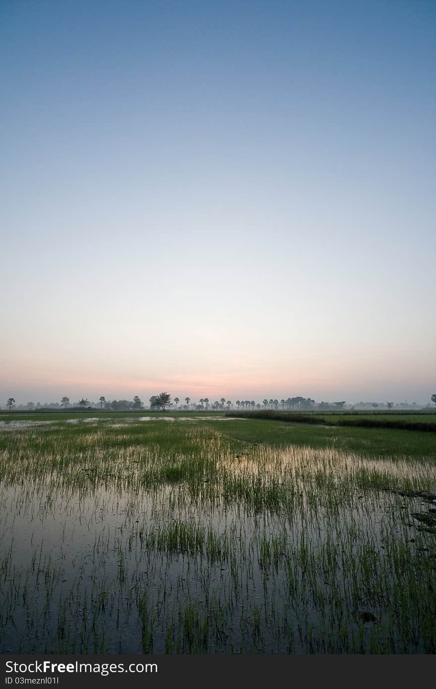 Sunset in Thailand