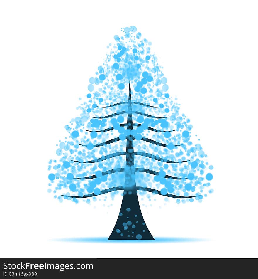 Blue tree