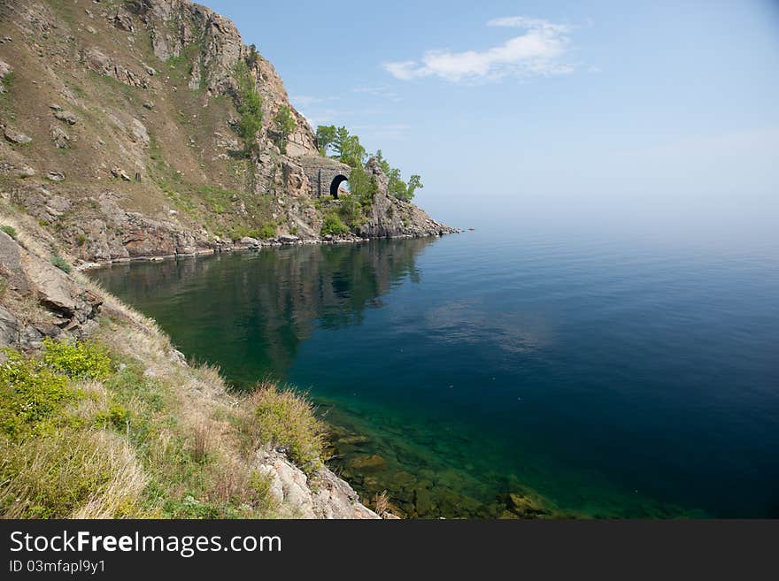 Old Railroad Tunnel Near Lake Baikal