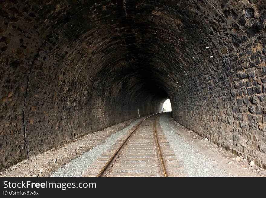 Old railroad tunnel