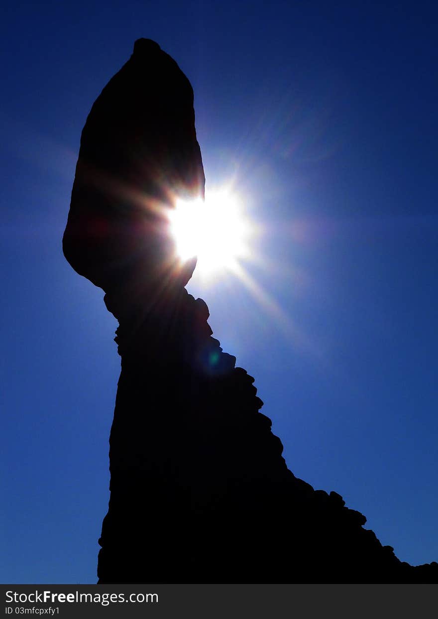 You will see that in our photos it's all about light. Here the light wasn't nice enough to get a common panorama, so Oi decided to play with back light and captured the sunbeams. Some of our best pictures result from such experimental approaches. (Balanced Rock, Arches National Park, USA). You will see that in our photos it's all about light. Here the light wasn't nice enough to get a common panorama, so Oi decided to play with back light and captured the sunbeams. Some of our best pictures result from such experimental approaches. (Balanced Rock, Arches National Park, USA)