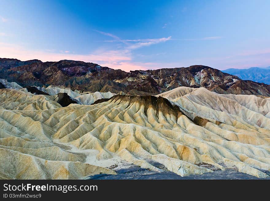 Zabriskie Point, Death Valley National Park, California, USA