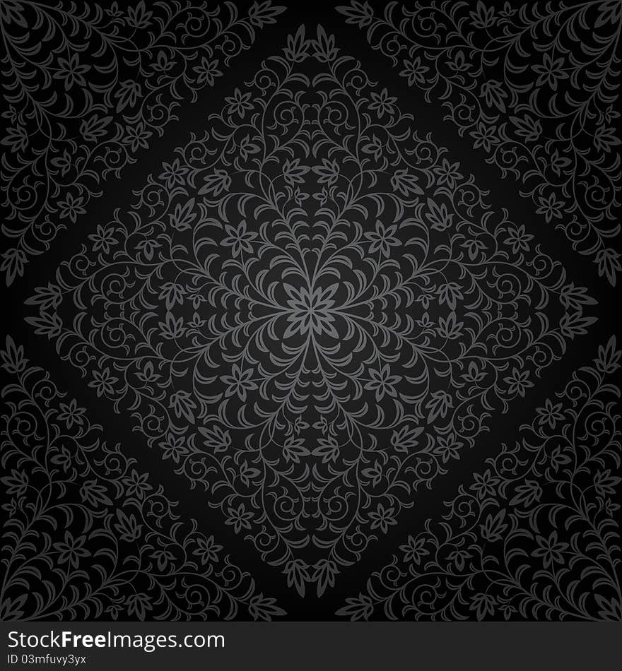 Seamless floral pattern. Vector illustration. Seamless floral pattern. Vector illustration.