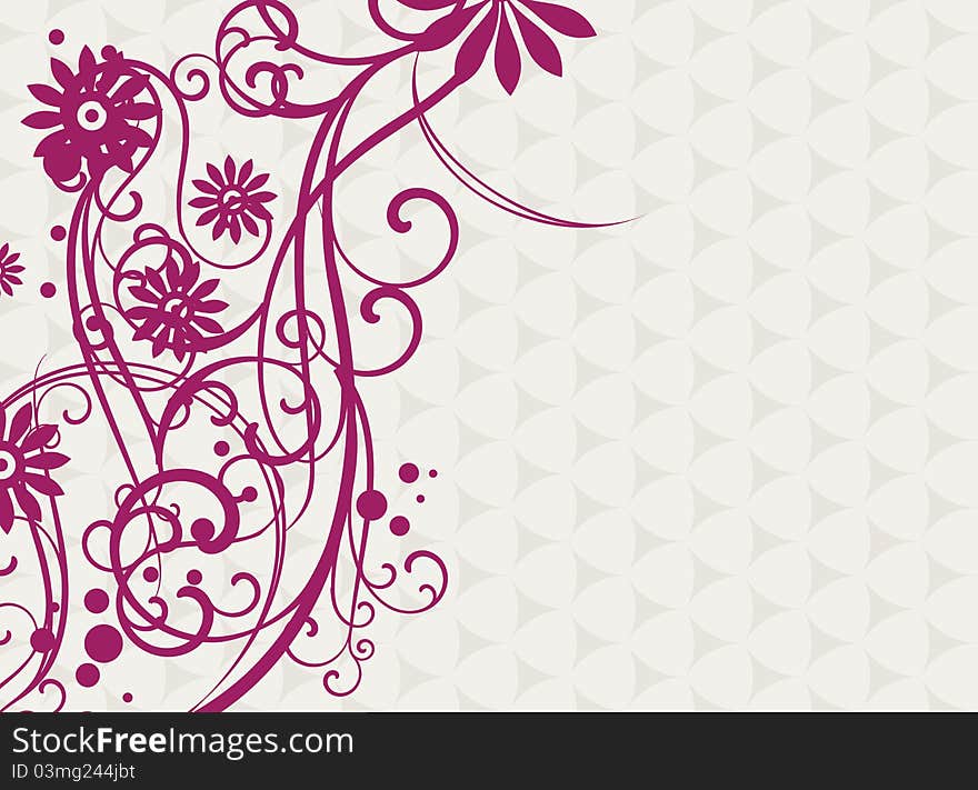 Floral background for your text