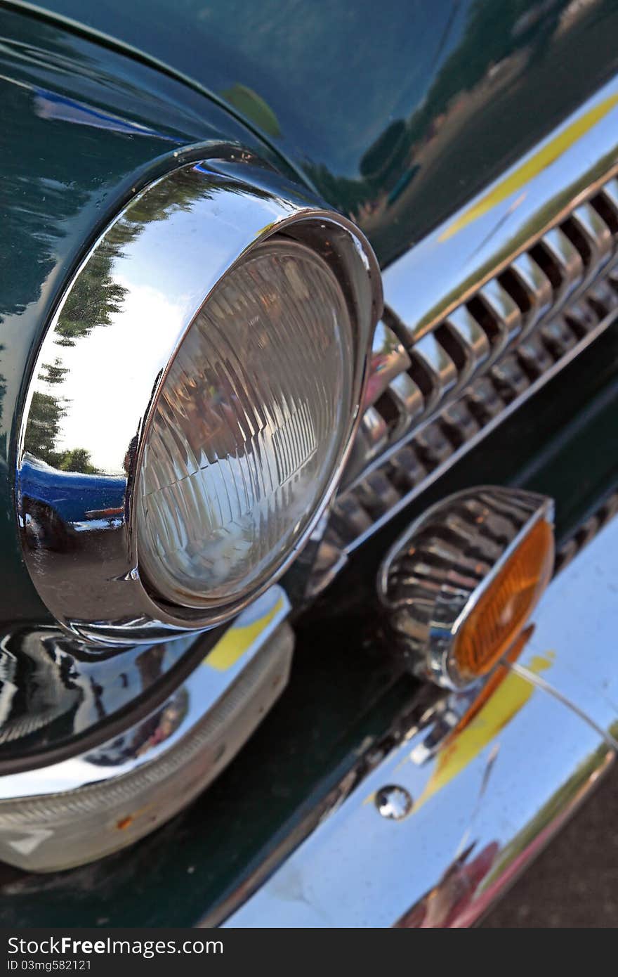 Retro car at a festival of old cars