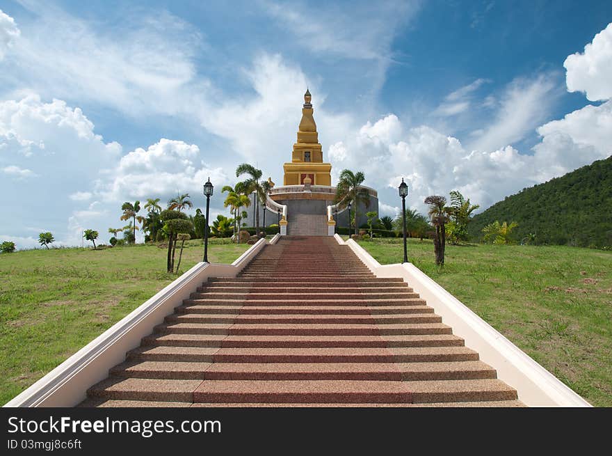 This pagoda is Promwihan Chedi, meaned The castle of Brahma. It is in Northeastern Thailand and I vaguely remember that it seems to be a royal one. This pagoda is Promwihan Chedi, meaned The castle of Brahma. It is in Northeastern Thailand and I vaguely remember that it seems to be a royal one.