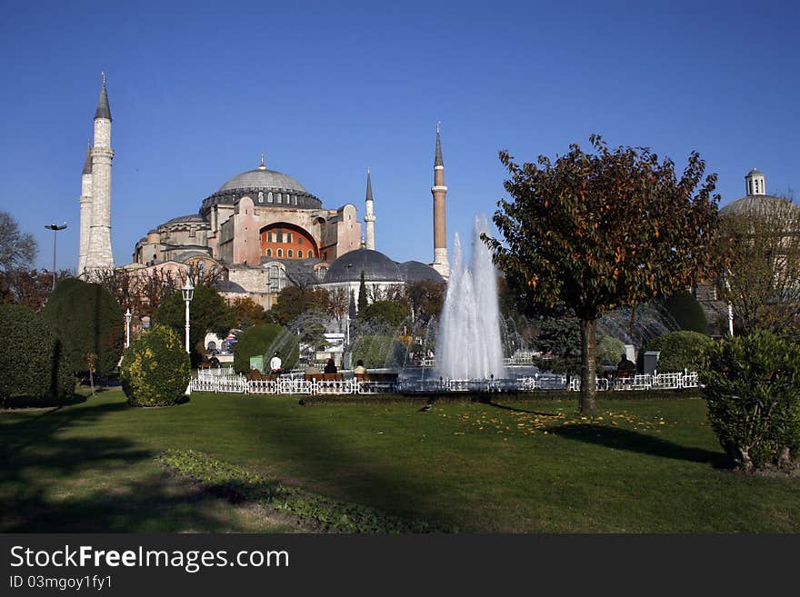 Hagia Sophia in Istanbul,Turkey