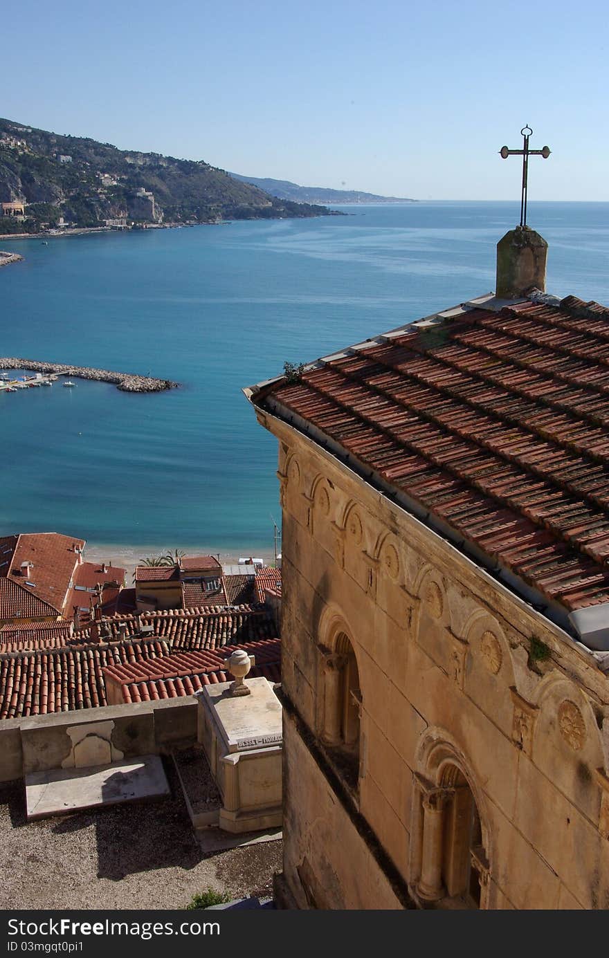 A View From Menton Cimetery