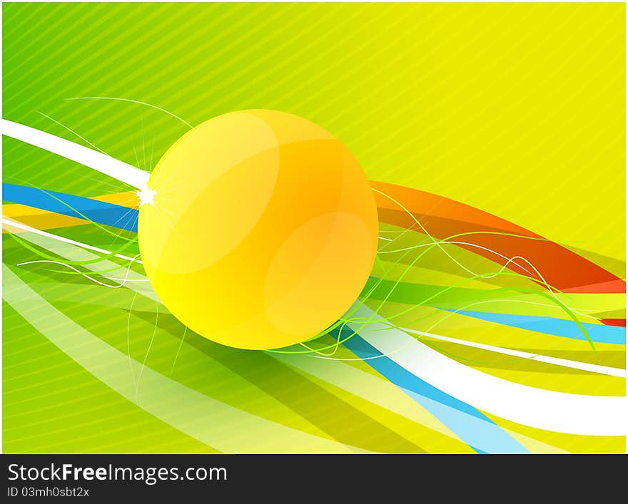 Abstract Lines. Vector Background