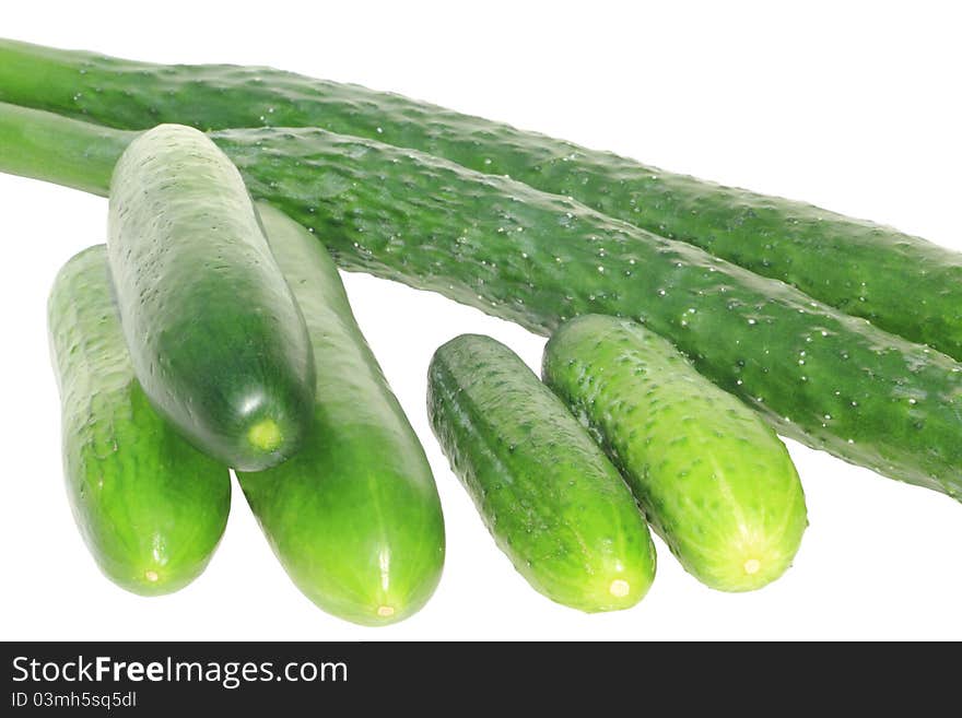 Three sorts of cucumber