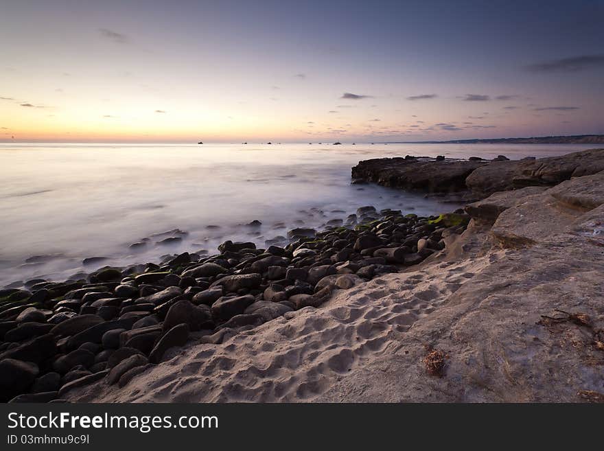 Sunset at La Jolla Cove