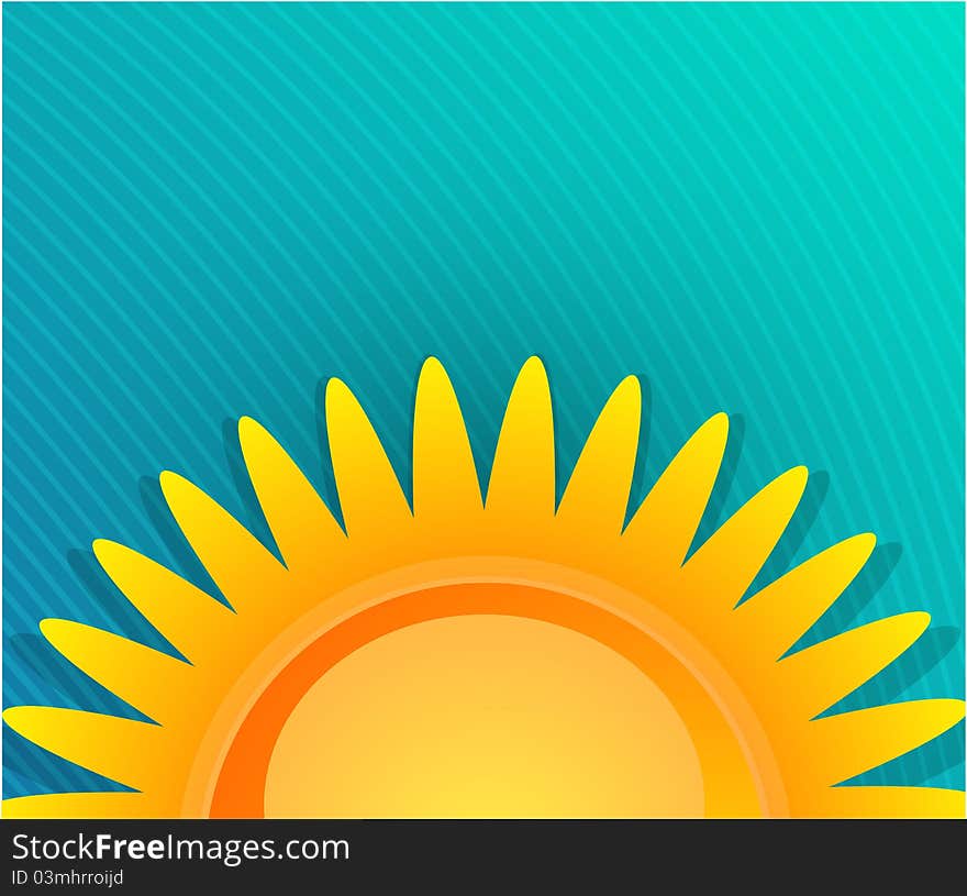 Yellow Sun  Background