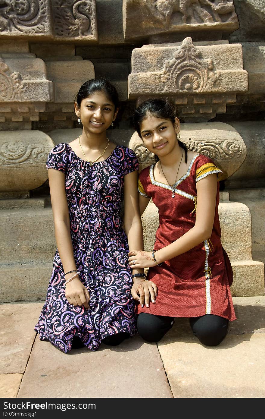 Sisters At Historical Place