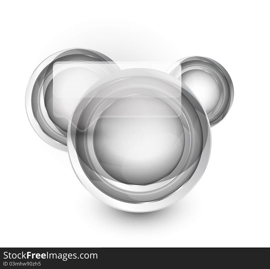 Abstract technology circle background