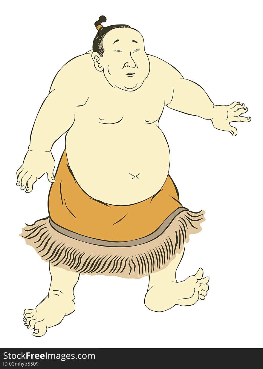 Japanese sumo wrestler