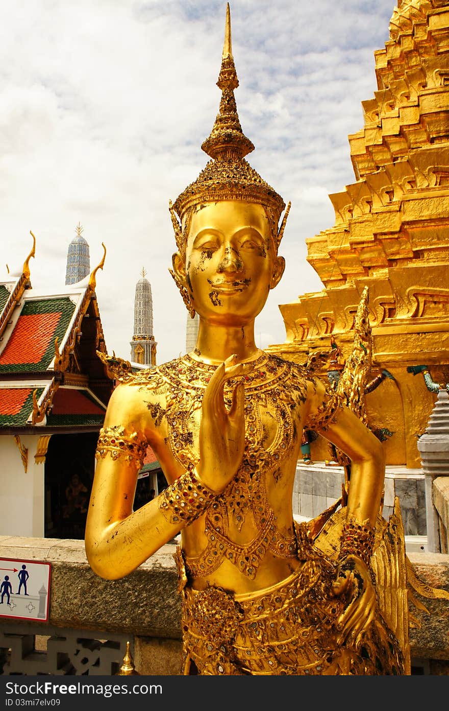 Buddha sculpture in Grand Palace Thailand. Buddha sculpture in Grand Palace Thailand