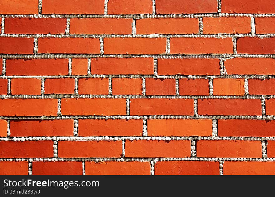 Brick wall .Exterior background texture