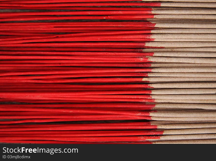 Group of incense use for ceremony