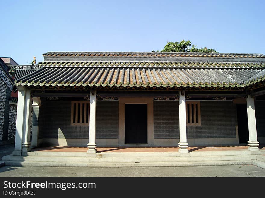 The old house, in China's shenzhen. The old house quiet, give us with infinite daydream.