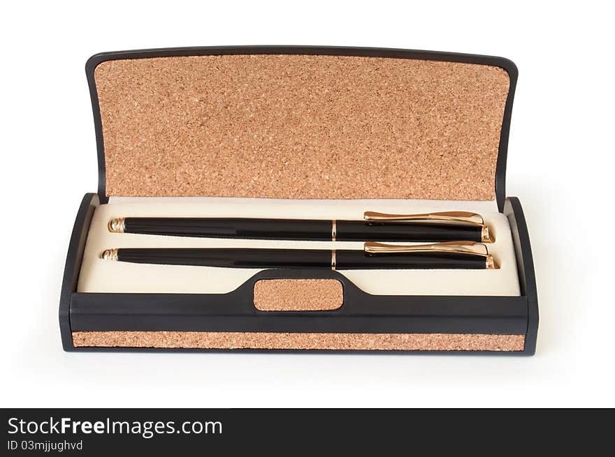 Gift box with two pen