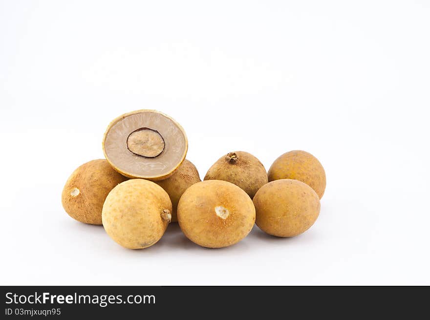 Longan tropical fruit in Thailand