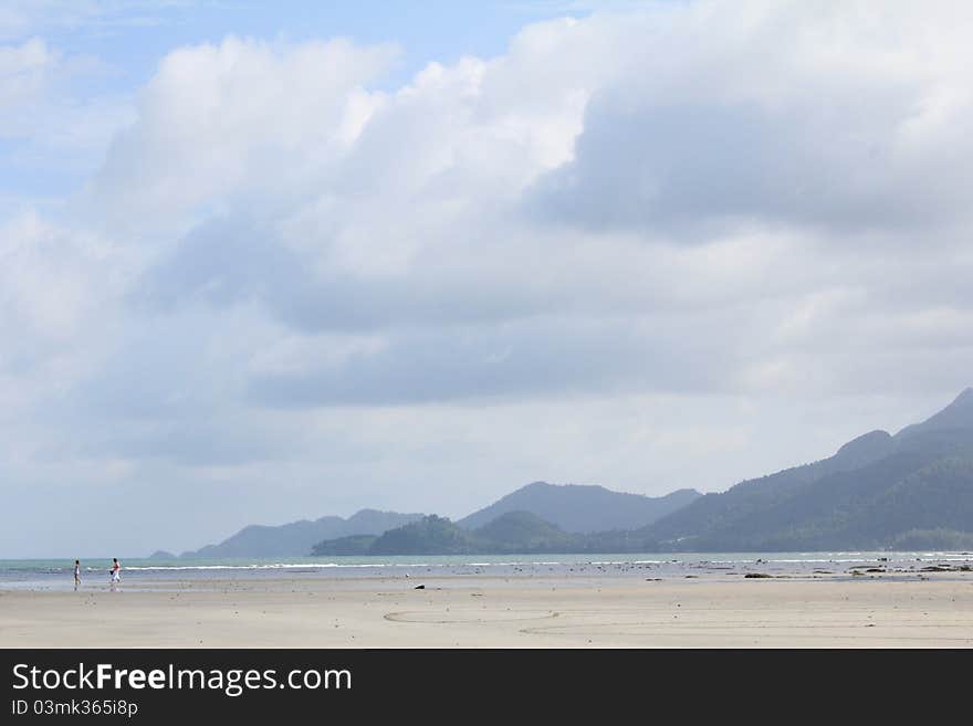 Beach and Mountains