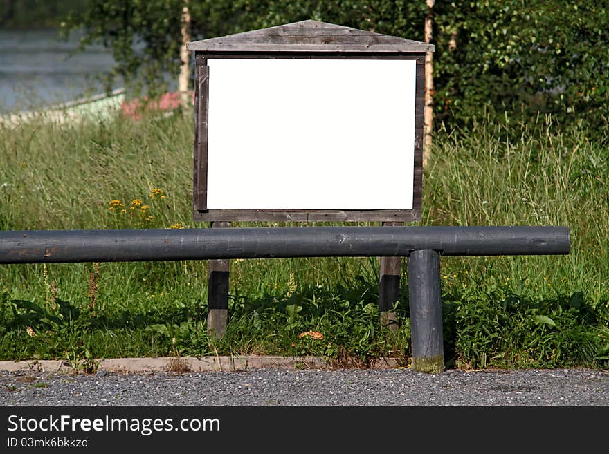 Blank sign