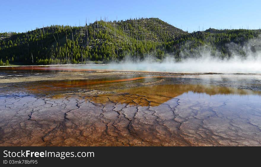 Grand Prismatic Landscape