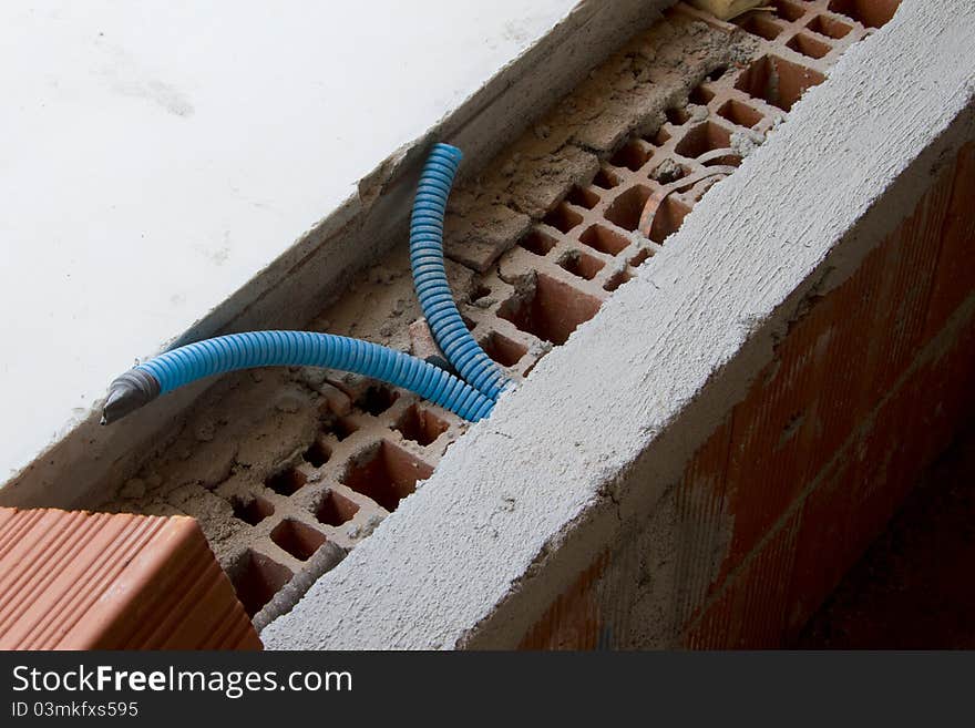 Particular tubes of an electrical. Particular tubes of an electrical