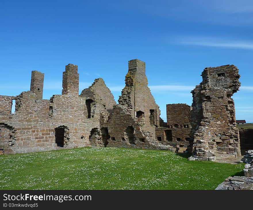 The Earl's Palace was built by Lord Robert Stewart between 1569 and 1574. This is a ruined section of it, with an evidence of a spiral staircase. The Earl's Palace was built by Lord Robert Stewart between 1569 and 1574. This is a ruined section of it, with an evidence of a spiral staircase