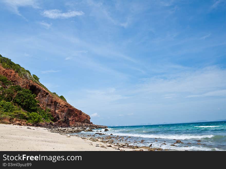 Beautiful Beach At Pattaya City Thailand