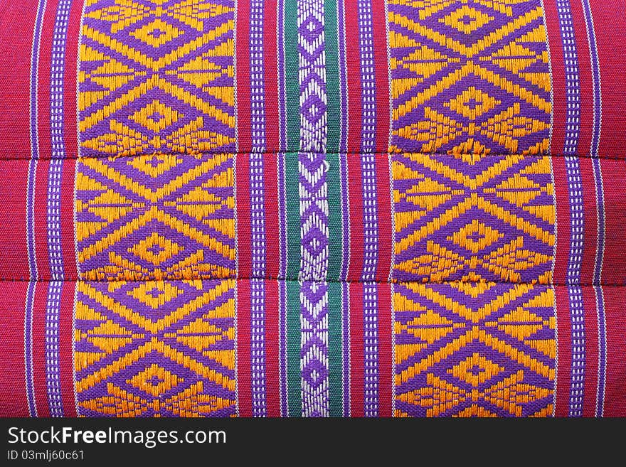 Thai Weave fabric pillow