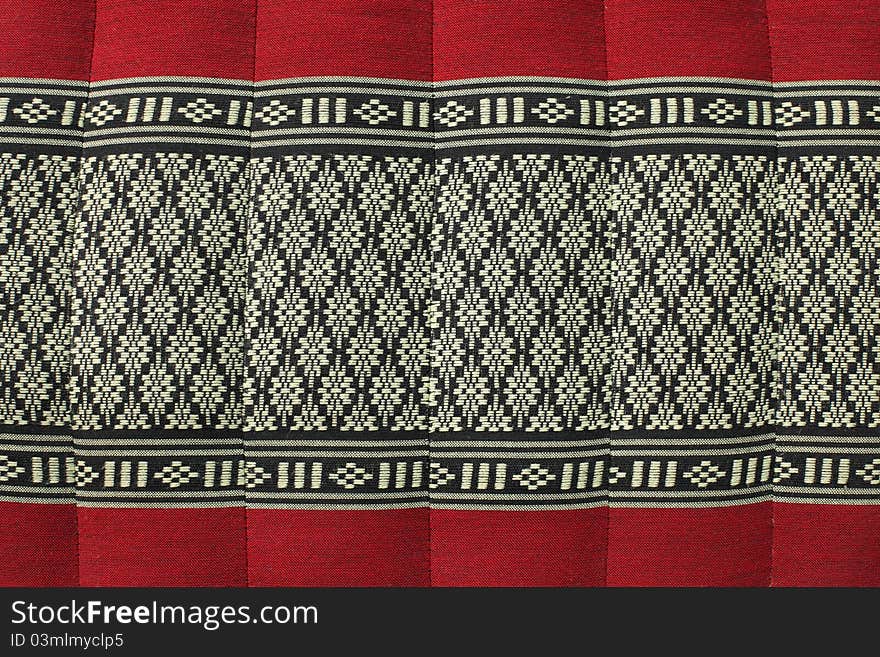 Thai weaver frabic pillow